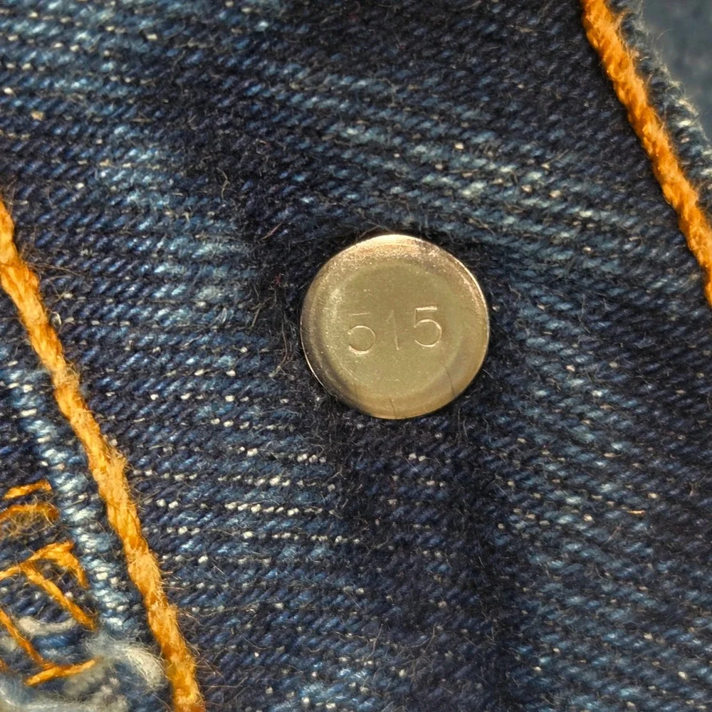 Vtg Levi's 90's 517 Orange Tab Bootcut Jeans 33x36‎ (Fits 32×32) 1994 Made USA